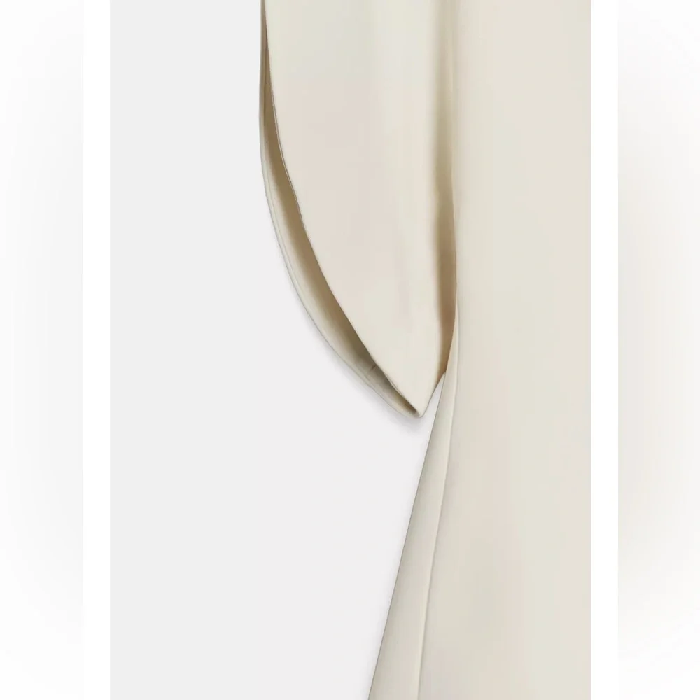 Zara NWT ZW collection Ivory Zara woman collection balloon sleeve top - Picture 10 of 12